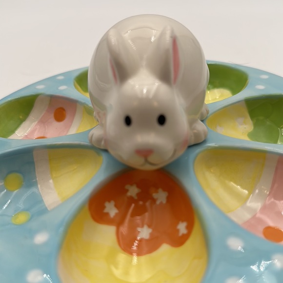 Chang Song Easter Bunny Egg ceramic dish - Picture 13 of 16